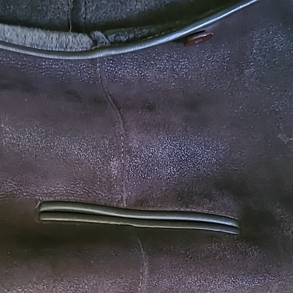 3/4 Length long Winter  genuine leather         jacket. - Picture 6 of 14